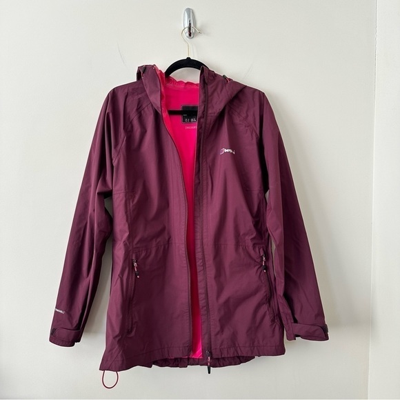 Berghaus-Womens Light Trek Hydroshell Jacket in Maroon/Burgundy - Picture 5 of 15